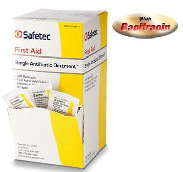 Single Antibiotic Ointment with Bacitracin Packets 144box